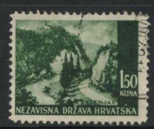 Croatia Sct # 34; Used    