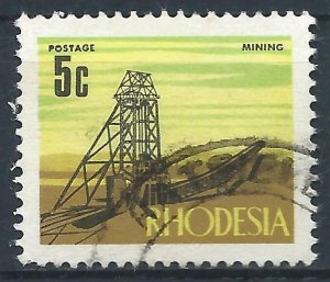 Rhodesia 1970 - 5c decimal set - SG443 used