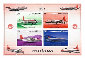 Malawi 1972 Airplane S/S Sc 185a MNH C5