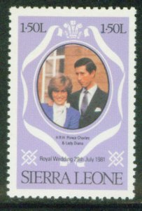 Sierra Leone Scott 516 MNH** 1981 Royal Wedding stamp