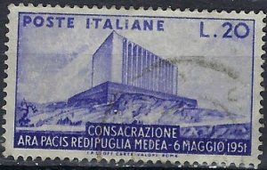 Italy 571 Used 1951 issue (ak2511)