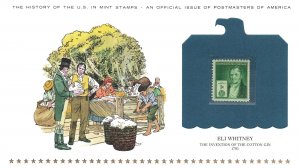 THE HISTORY OF THE U.S. IN MINT STAMPS ELI WHITNEY