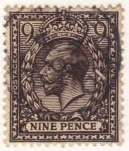 Great Britain #170 used - 9p king