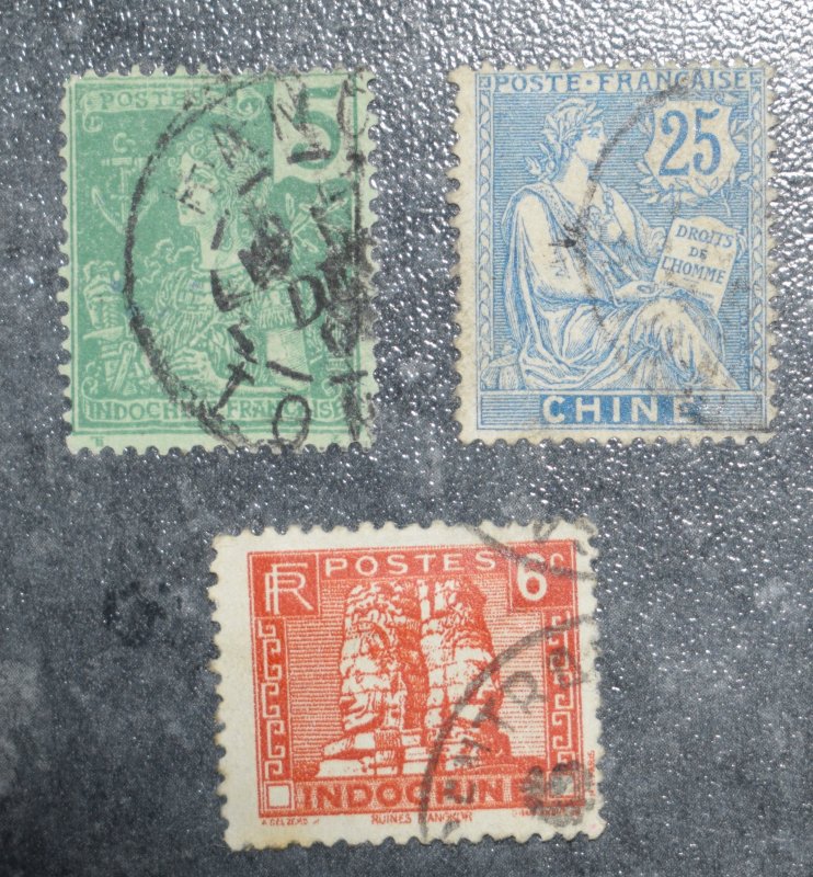 FRANCE Stamps Indochina  Chine   1904 -  12  ~~L@@K~~