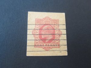 GB KEVII Postal Stationery Cutdown  Stock#19145