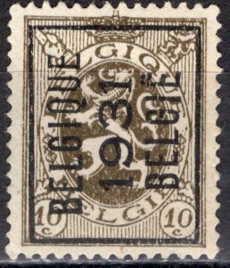 Belgium; 1929: Sc. # 202; O/Used Precancel Single Stamp