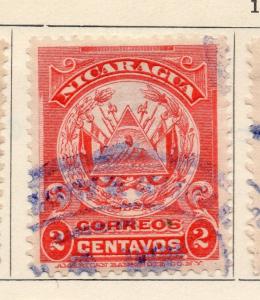 Nicaragua 1909-10 Early Issue Fine Used 2c. 255022