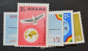 Ghana Sc # 32-35, VF MNH