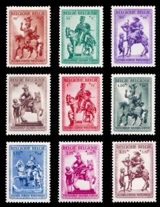 Belgium 1941 Sc B305-14 MNH Winter Help semi (314 MLH)