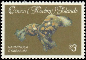 Cocos Islands #135-150, Complete Set(16), 1985-1986, Sea Shells, Never Hinged