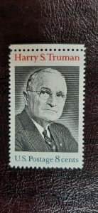 US Scott # 1499; 8c Harry S. Truman from 1973; MNH, og, VF centering