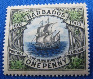 BARBADOS 1906  -  SCOTT # 109   MLH     (b10)