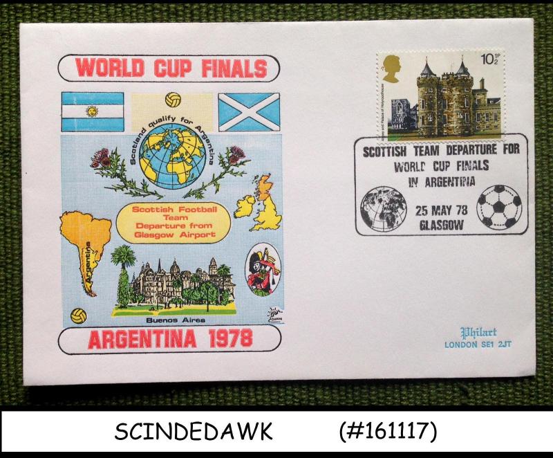 GREAT BRITAIN - 1978 WORLD CUP FINALS ARGENTINA COVER WITH SPECIAL CANCL.