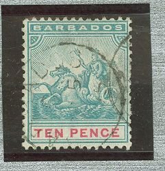 Barbados #78v Unused Single