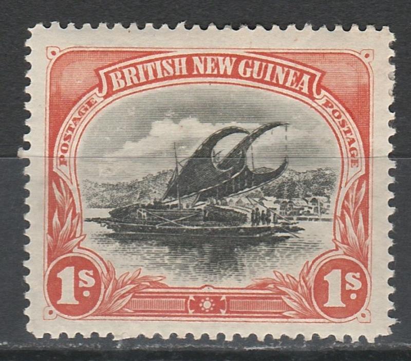 PAPUA 1901 LAKATOI BRITISH NEW GUINEA 1/- HORIZ WMK 