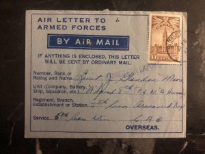 1943 Sussex Canada Air Letter Armed Forces Cover To England