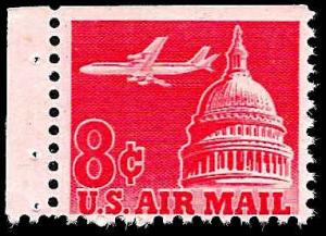 # C64a MINT NEVER HINGED JET AND CAPITOL