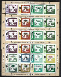 Mongolia #2613 MNH Sheet - Europa Stamps 50th Anniversary - Wholesale X 18