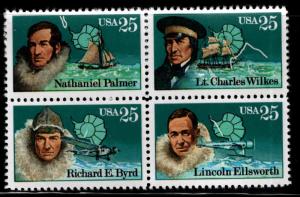 USA Scott 2386-2389a MNH** Antarctic Explorer block 1988