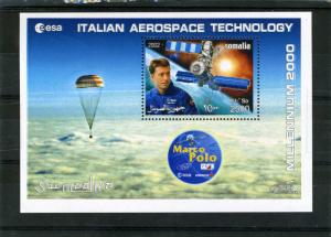 SOMALIA 2002 Italian Aerospace Technology s/s Perforated Mint (NH)