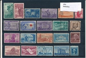 D395611 USA Nice selection of VFU Used stamps