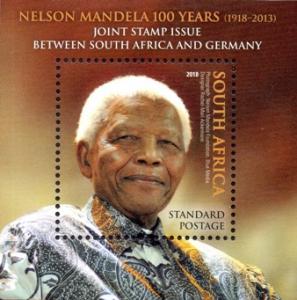 South Africa - 2018 100th Birth Anniv Nelson Mandela Joint Issue Germany MNH**