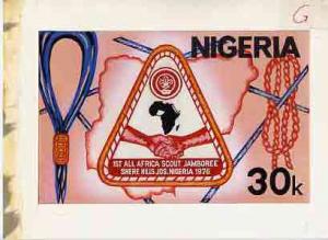 Nigeria 1977 First All-Africa Scout Jamboree - original h...