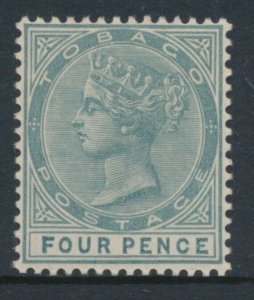Tobago 1885-96 SG 22 4d Grey Mint Hinged