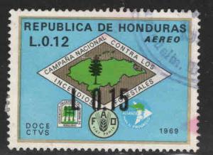 Honduras  Scott C497 Used airmail stamp