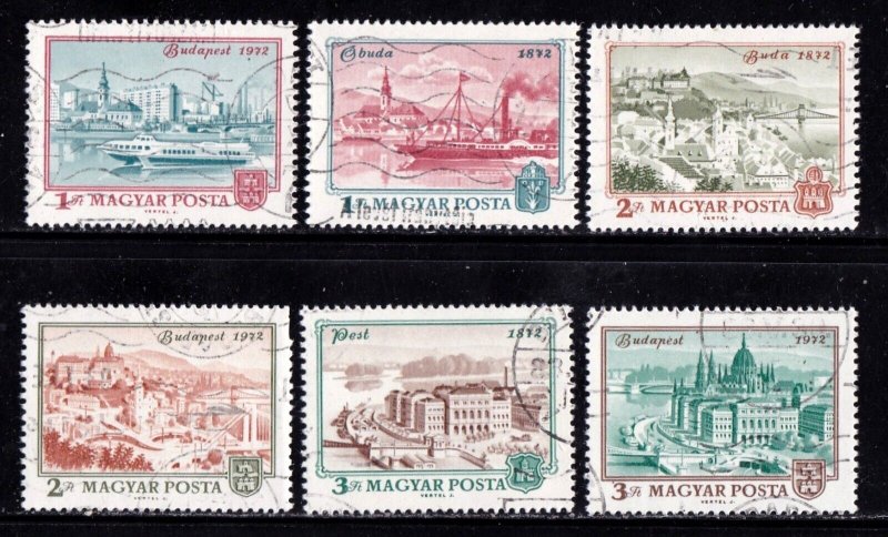 Hungary stamps #2179 - 2184, used, complete set - FREE SHIPPING!! 
