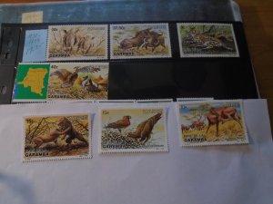 Zaire  #  1131-38  MNH  Wildlife