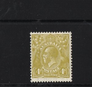 Australia 1933 4d SG129 - C of A watermark - mounted mint