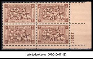 USA - 1955 - 3c FORT TICONDEROGO  # 1071 - BLOCK OF 4 - MINT NH