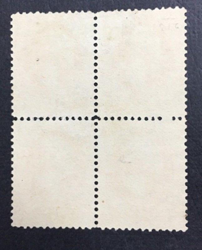 MOMEN: US STAMPS #214 USED SCARCE BLOCK SOUND