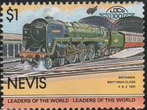 Nevis,  #208b Used From 1983-86