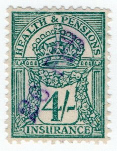 (I.B) George V Revenue : Health & Pensions Insurance 4/-