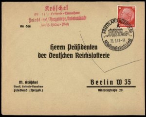 Germany Friedland Sudetenland Lotterie Cover G67117