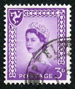 IOM SG2a 3d Deep Lilac on Chalky Paper Fine used cat from 6.50 pounds