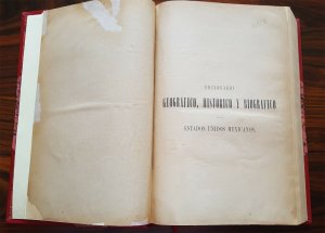 MEXICO 1888 -Postal History- Diccionario Geografico Historico y Biografico -Rare