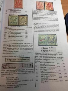 POLAND Polska 1918 LOCALS NEW Barefoot Colour Stamp Catalogue (118 Pages)