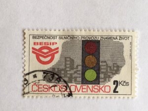 Czechoslovakia – 1992 – Single “Traffic Safety” Stamp–SC# 2854–CTO