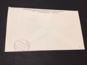 Iceland 1963 Europa Registered first day cover Ref 60358