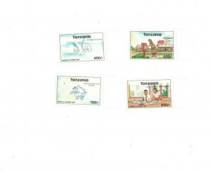 Tanzania 1998 - Postal History - Stamp Day - Set of 4 - MNH