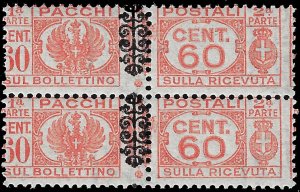 Italy 1945 Sc Q42 MNH pair vg