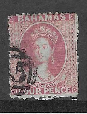 Bahamas #13  4p Victoria (U)  CV$75.00