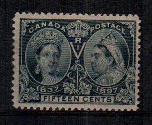 Canada Scott 58 Mint hinged VF (light bend)