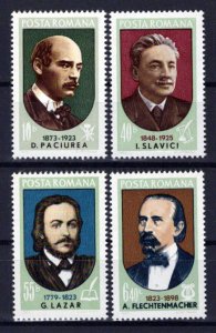 Romania 2412-2415 MNH Portraits Sculptor Writer Composer ZAYIX 0624S0383