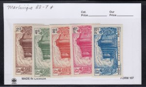 Martinique B3-7 Revolution mint