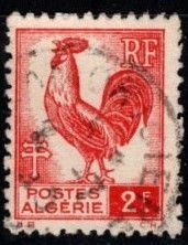 Algeria - #180 Gailic Cock  - Used