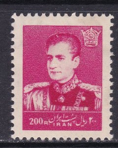 Iran Scott 1151, 1960 200R Shah Pahlavi, VF MNH. Scott $275